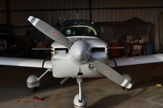 Constant speed propeller on a Grumman Cheetah