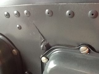 Lycomng Pillowhead bolt with out washer - causing cracks in baffling